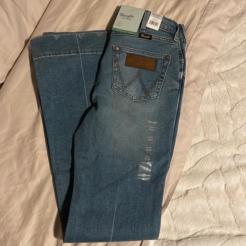 NWT- Wrangler Retro Trouser X-Long- 25x34